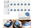 12pcs Vacuum Cleaner Bags For Miele 3D GN COMPLETE C2 C3 S2 S5 S8 S5211 Models