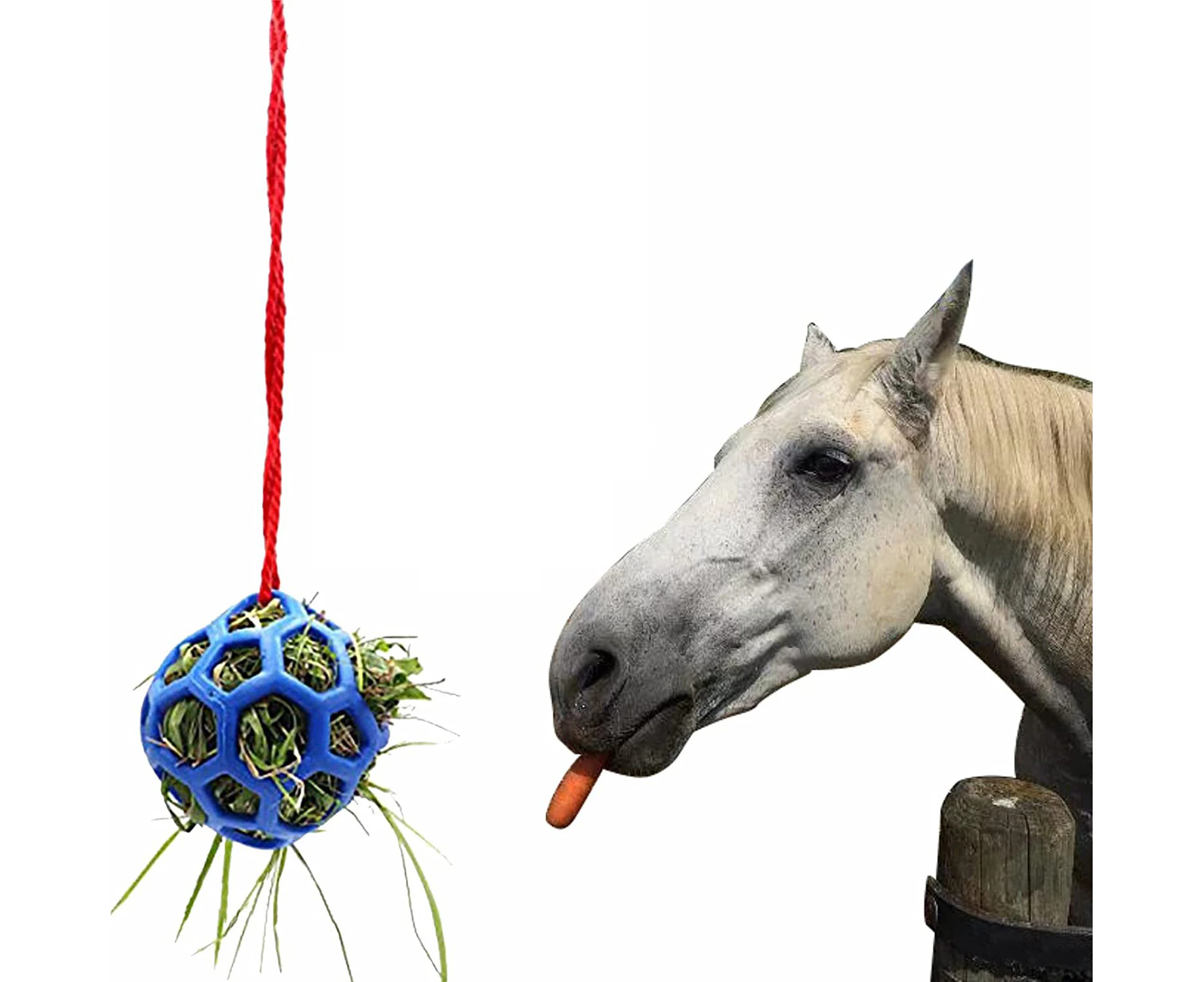 1 Pack Horse Therapy Balls Hay Feeder Toys Horses, Polo Toys Play Horses Goat Sheep Stress Relief Toys Horses Boring Toys