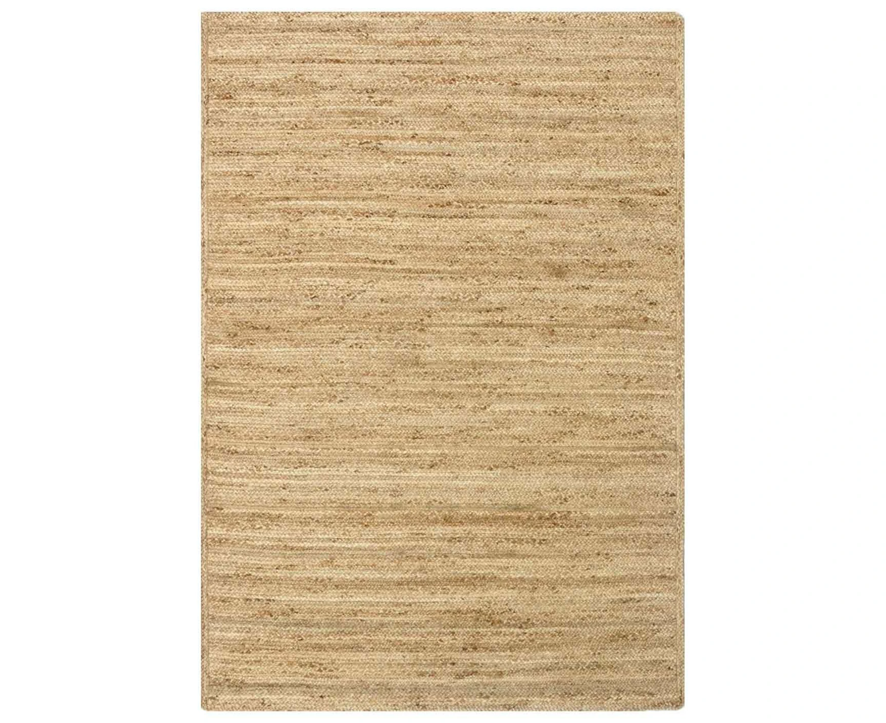 Patna Natural Woven Jute Fibre Beige Braided Rug Runner 80x300cm