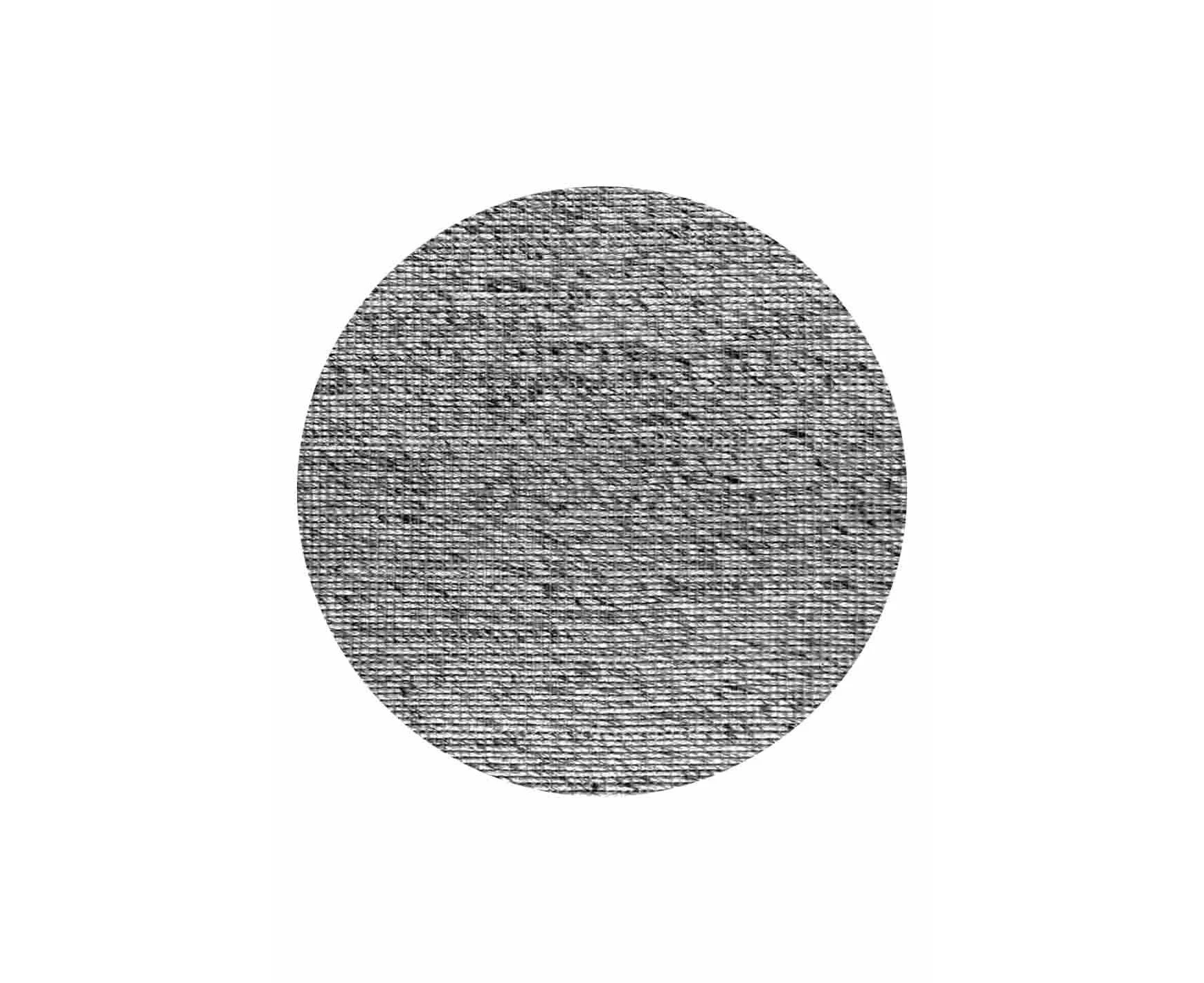 Pushya Felted Wool Dark Grey Modern Floor Round Rug - 200x200cm