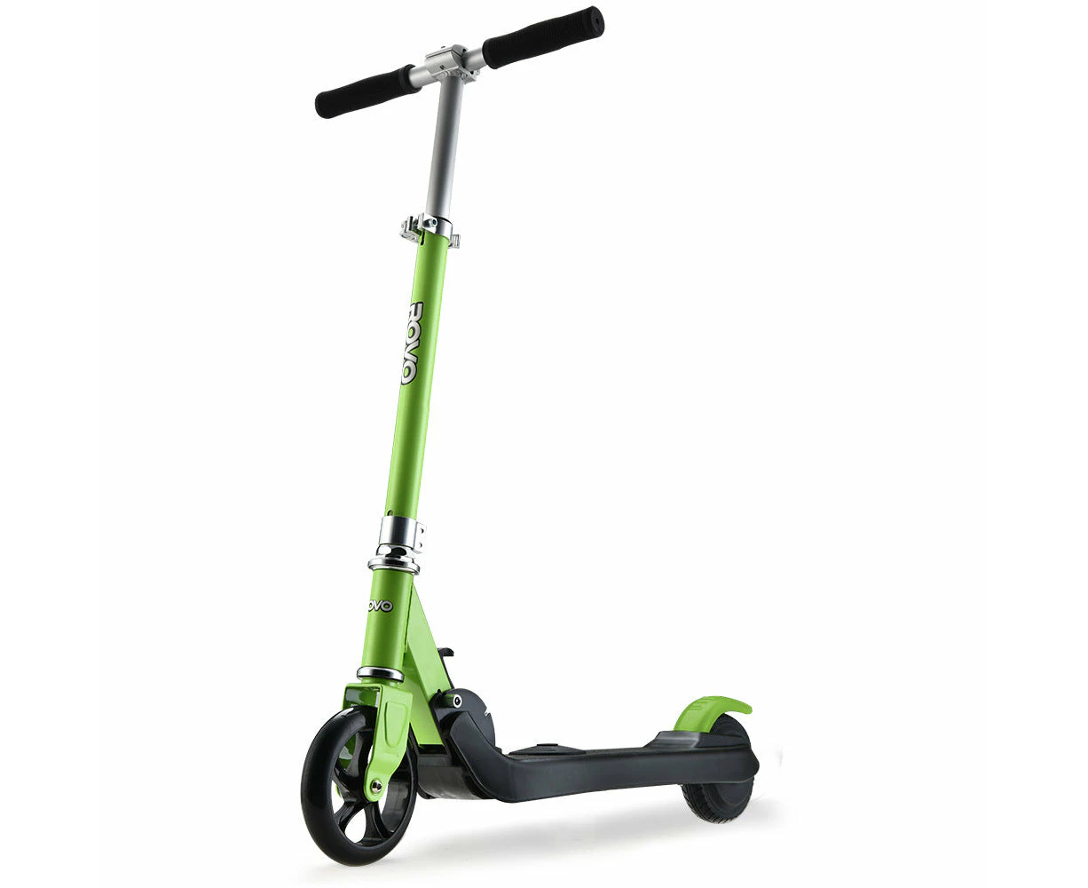 ROVO KIDS Electric Scooter Lithium Ride-On Foldable E-Scooter 125W Rechargeable, Green