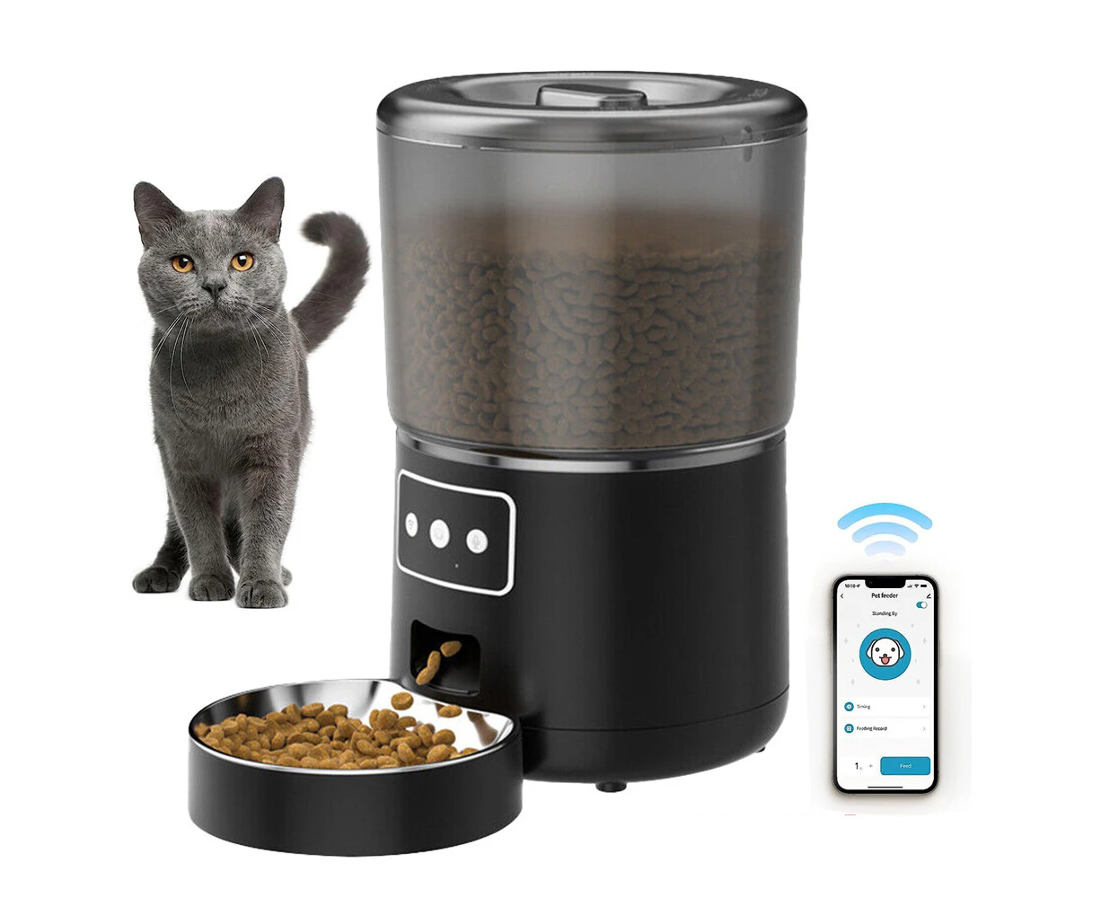 4L WiFi Automatic Pet Feeder Smart APP Cat Dog Food Dispenser Timer Bowl Smart Feeding