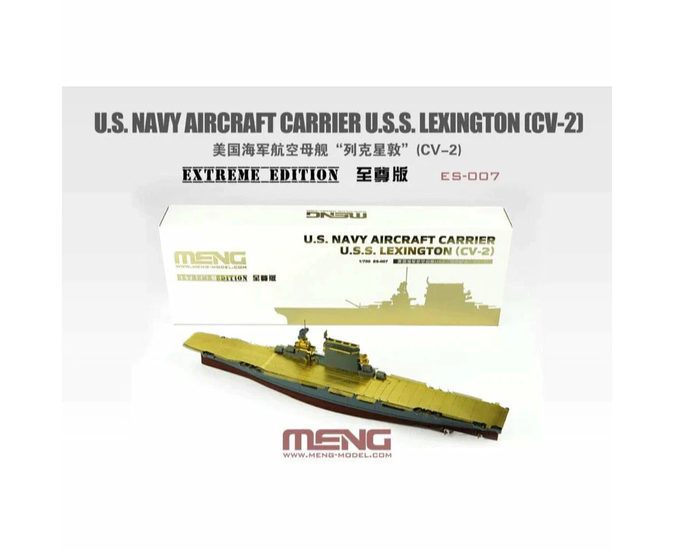 Meng 1/700 U.S. Navy Aircraft Carrier U.S.S. Lexington (CV-2) Extreme Edition