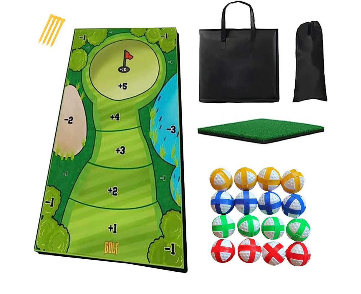 Golf Chipping Game Party Golf Hitting Mats The Casual Golf Game Set Backyard Family Play Training Aid Gift