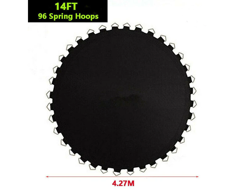 14ft Centra Replacement Trampoline Mat Round Spring Top- 96 Spring Hoops