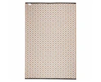 Kimberley Beige And White Diamond Recycled Plastic Outdoor Rug