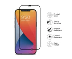 Kinglas Full Screen Black Edge Tempered Glass Screen Protector for iPhone XR / 11