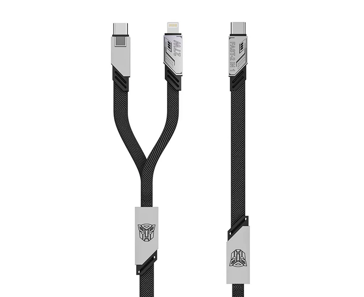 Transformers TF-A09 Braided Two-in-One Magnetic Charging Cable