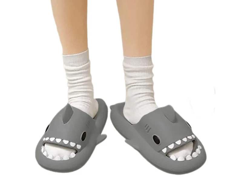 Shark Slipper - Light Grey