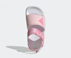 Adidas Kids' Adilette Sandals - Clear Pink/Pink Fusion/White