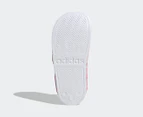 Adidas Kids' Adilette Sandals - Clear Pink/Pink Fusion/White