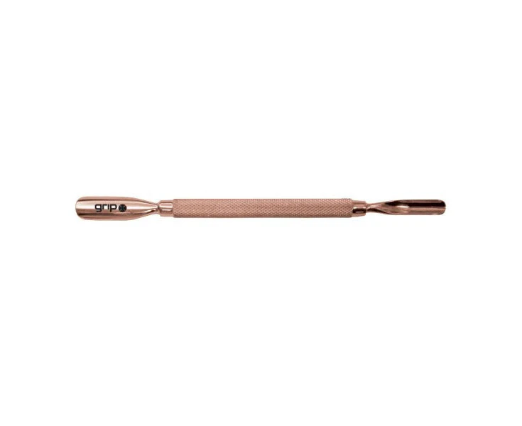 Caronlab Grip Cuticle Pusher R6 (Rose Gold, Double Ended Spoon)