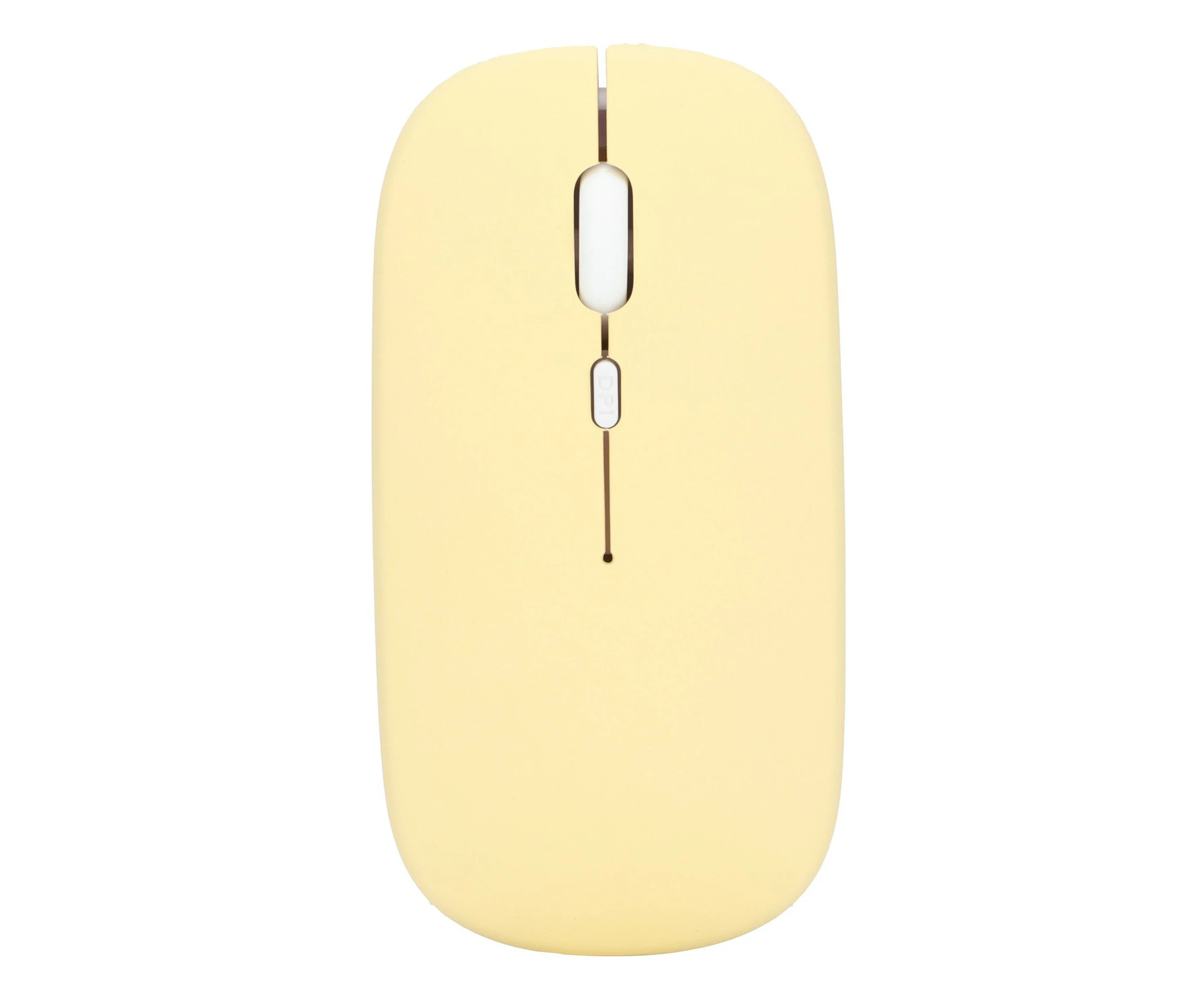 Wireless Mouse Mute Smart UltraThin Portable Gaming Office Computer Accessories - Yellow