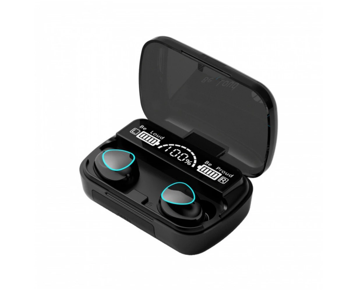 M10 True Wireless Bluetooth Headphones (In-Ear - Micro-Auricular - Noise Reduction - Black)