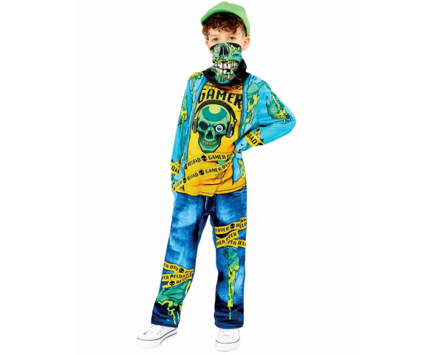 Gaming Zombie Halloween Boys Costume