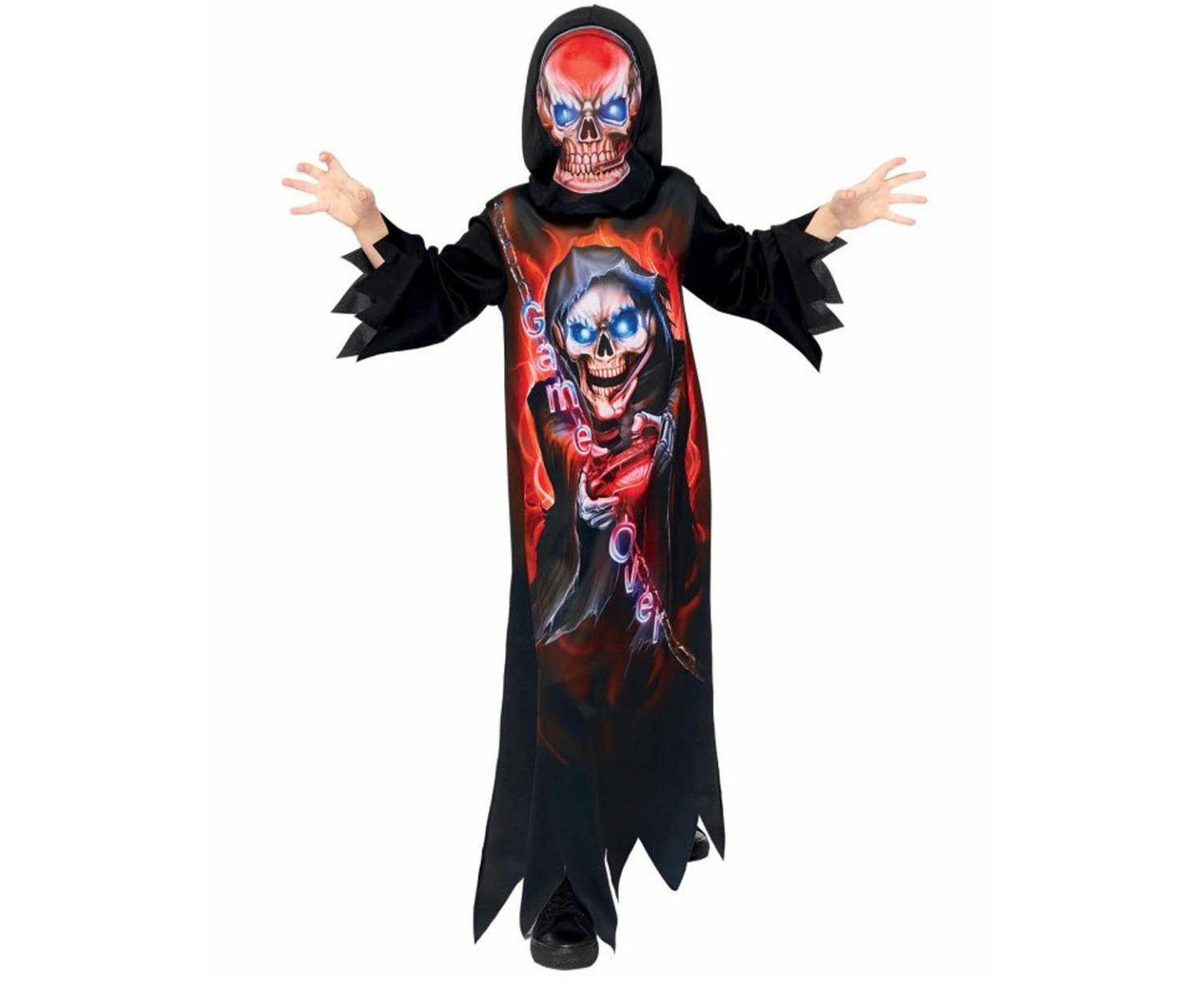 Gaming Reaper Halloween Boys Costume