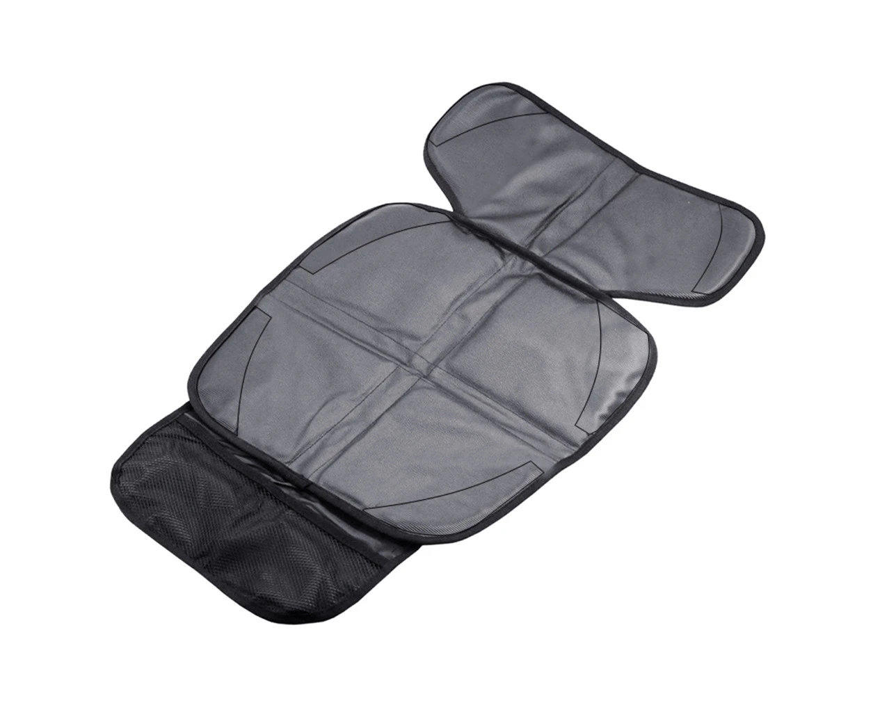 Child car seat protection pad, anti-wear pad with storage bag