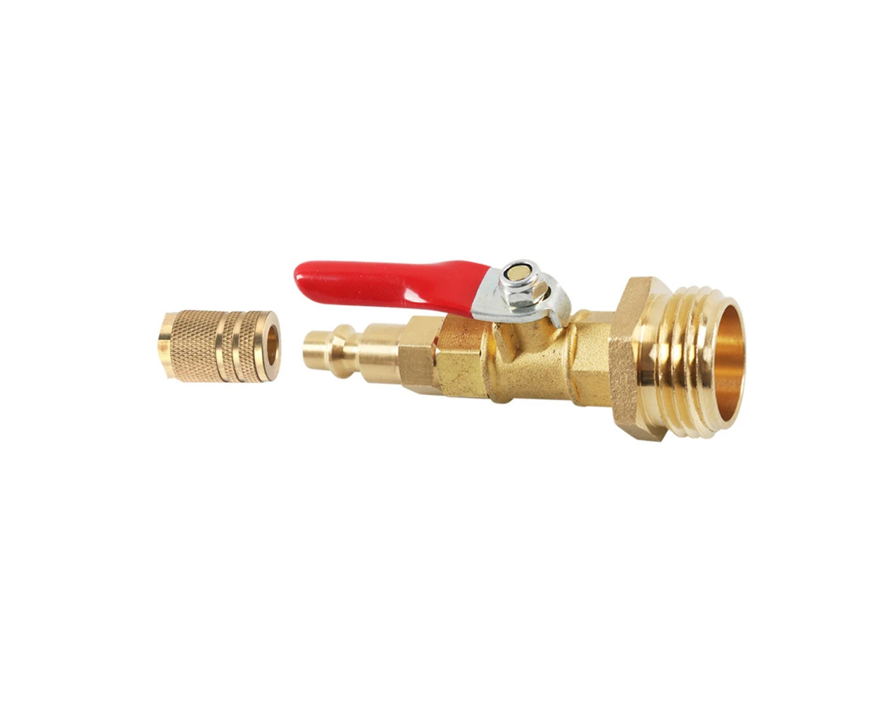 1/4 Internal and external thread faucet connector adapter #2 3 (with storage bag)-external thread - External thread