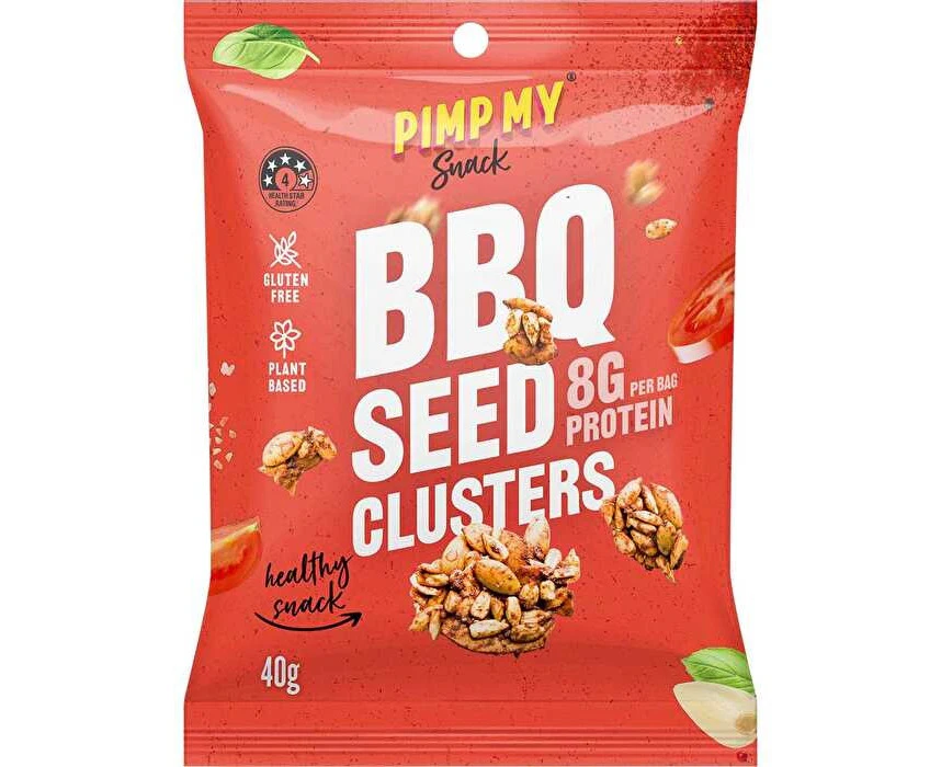 Pimp My Snack BBQ Seeds Clusters 12x40g