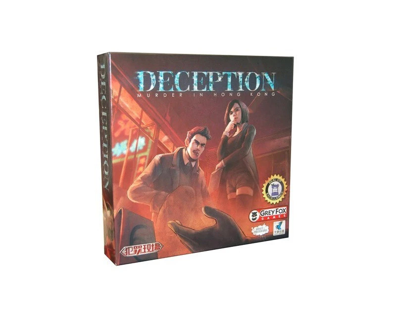 Grey Fox Games Deception Murder In Hong Kong Tabletop Party Board Game 14y+