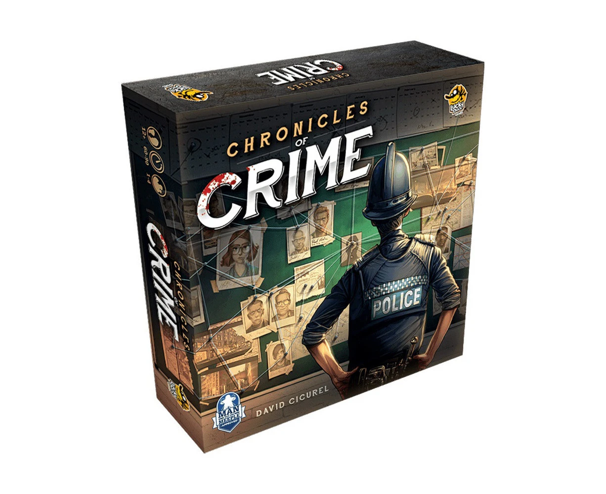 Lucky Duck Games Chronicles Of Crime Play Tabletop Party Board Game 14y+