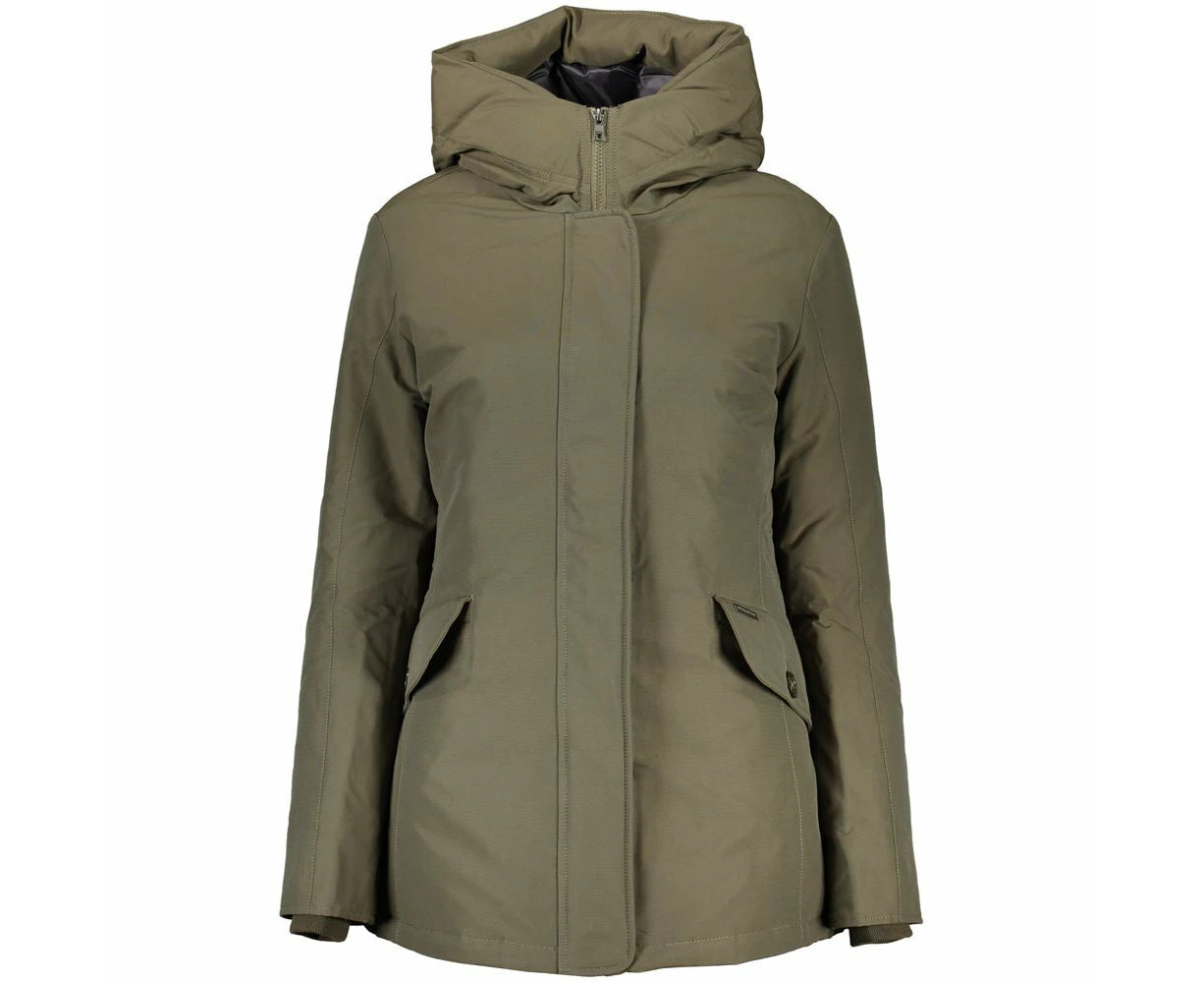 Woolrich Green Cotton Jackets & Coat - L