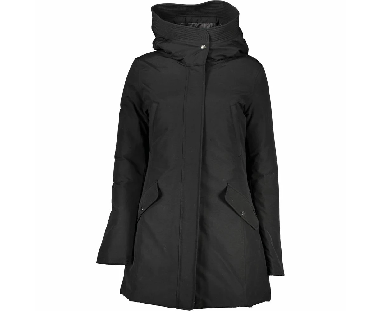 Woolrich Black Cotton Jackets & Coat - L