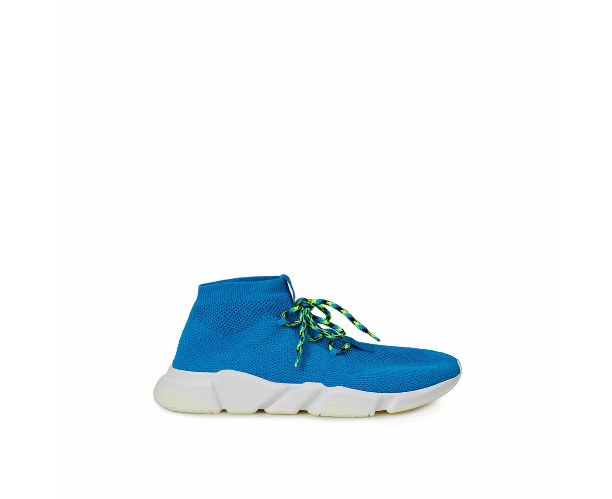 Balenciaga Exquisite Blue Cotton Sneakers for Men