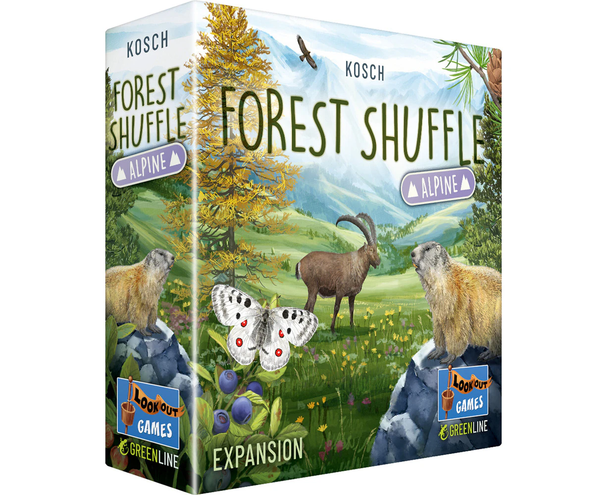 Lookout Games Forest Shuffle Alpine Expansion Tabletop Party Board Game 10y+