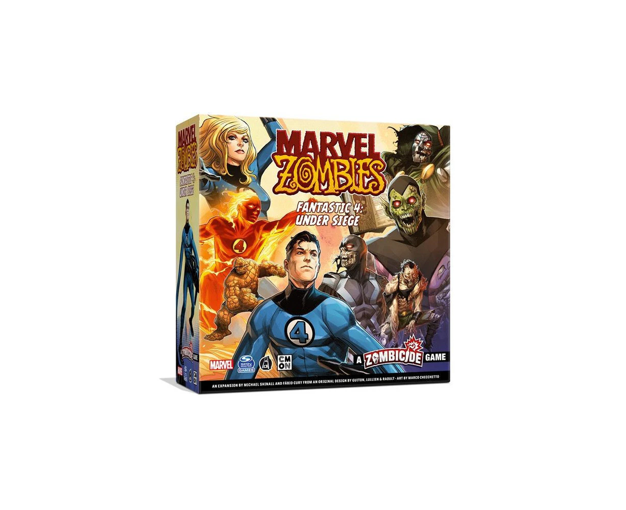 Cmon Marvel Zombies Fantastic 4: Under Siege Tabletop Multiplayer Board Game