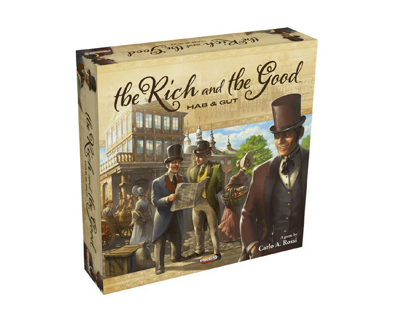 Ares Games The Rich and the Good Tabletop Interactive Stratergy Party Board Game