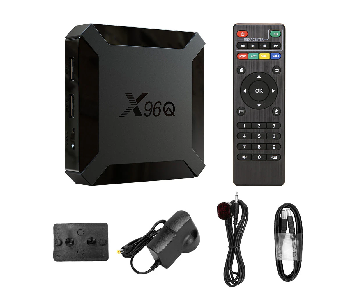 2022 TV BOX Android X96Q HD 10.0 4K WIFI Allwinner Quad-Core Smart Media Player