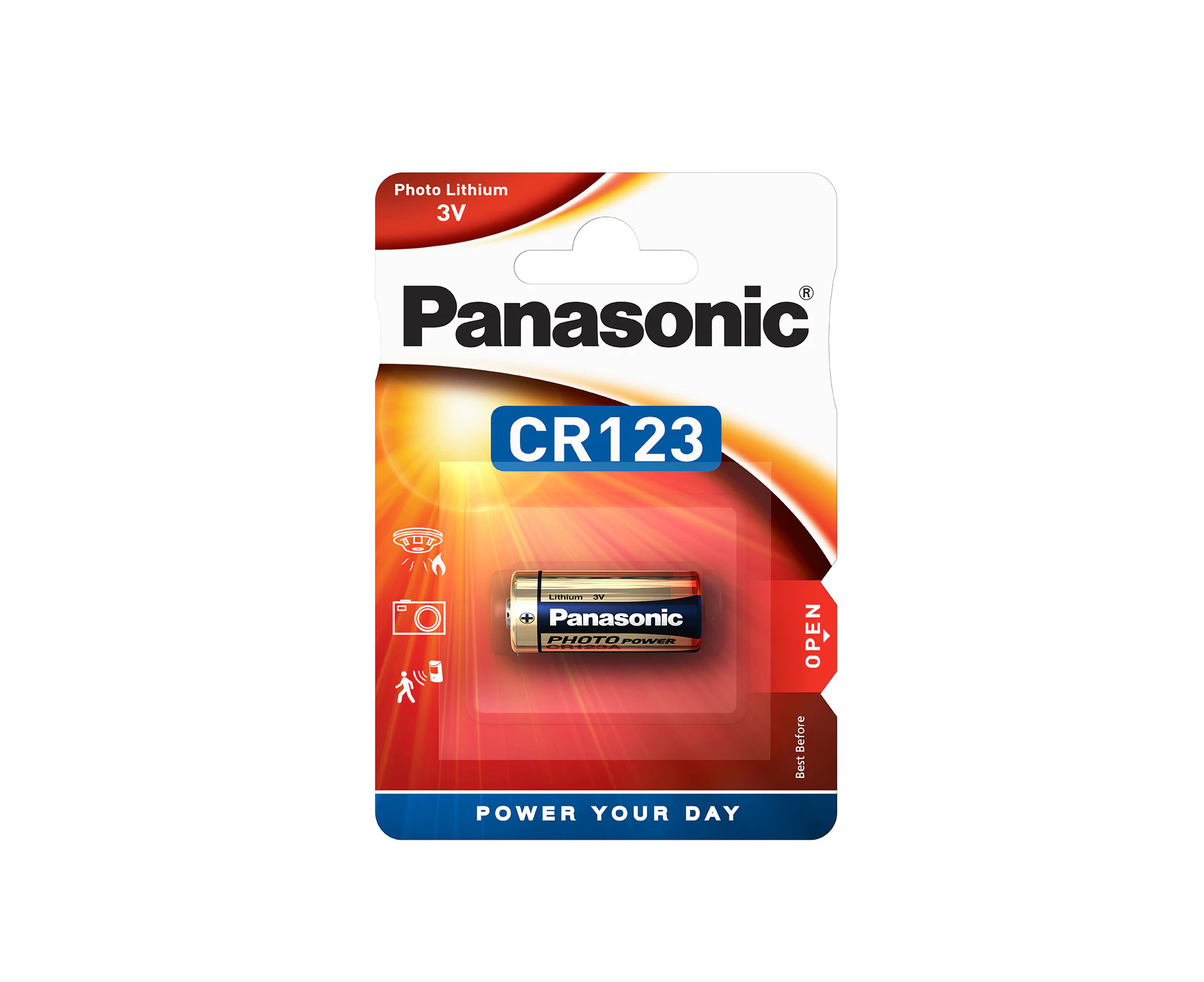 Panasonic 123 (CR123A) Camera Battery