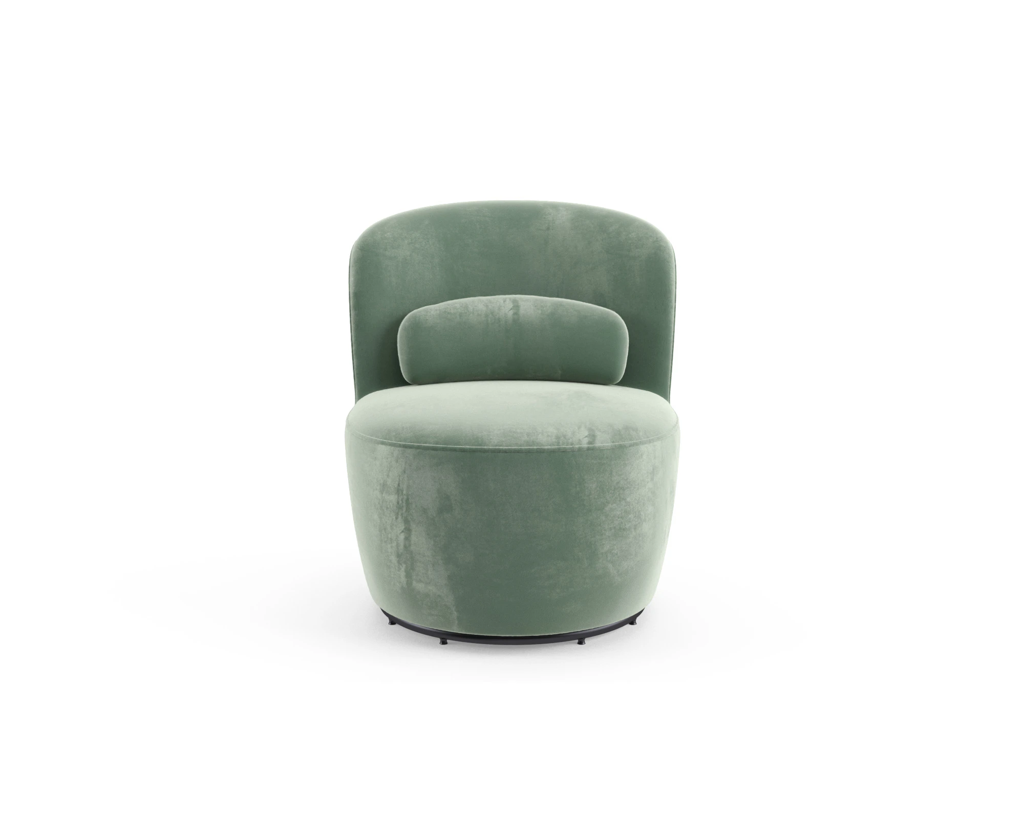 Brosa Ada Swivel Accent Chair - Almond Spice