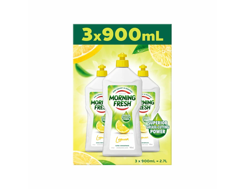 Morning Fresh 900ml Lemon Dishwashing Liquid - 3 Pack