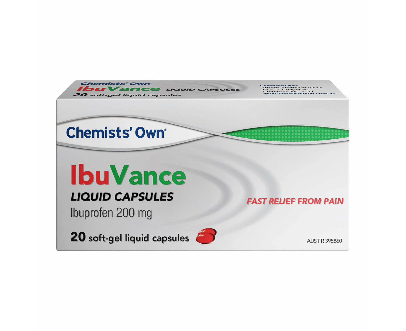 Chemists Own Ibuvance Liquid Capsules 20