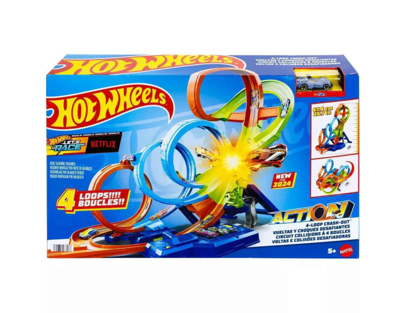 Hot Wheels Action 4-Loop Crash-Out