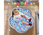 Foam Ball Pit Kids Toy Pool Game Children Activity Centre Playpen Fence Baby Room Decoration Soft Play Area Indoor 105cm X 35cm