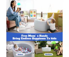 Ball Pit Toy Pool Foam Childrens Activity Centre Softplay Playpen Fence Play Area Babyroom Decoration 90x30cm Indoor Outdoor