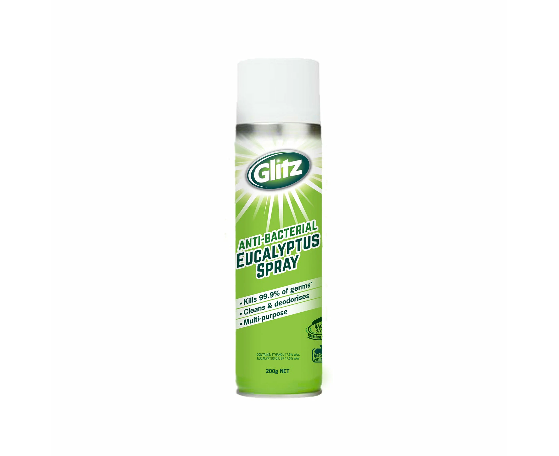 Glitz 200g Antibacterial Eucalyptus Spray