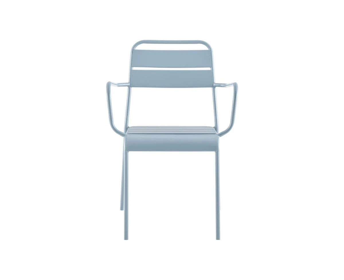 Matt Blatt Miami Metal Outdoor Armchair - Blue Shadow