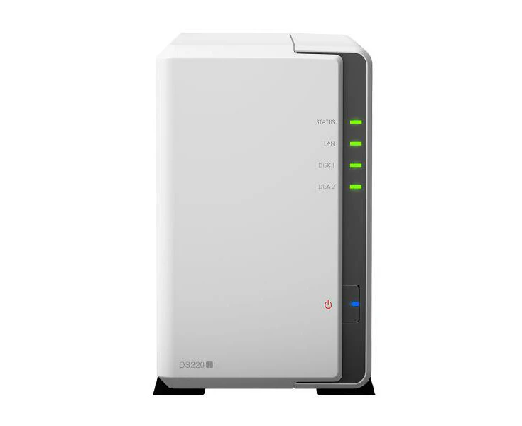 Synology DiskStation DS220J 2-Bay 3.5" Diskless 1xGbE NAS (Tower) , Realtek RTD 1.4GHz, 512MB RAM DDR4, 2 x USB3.0, 2 Yr Wty - Limited Stock Promo