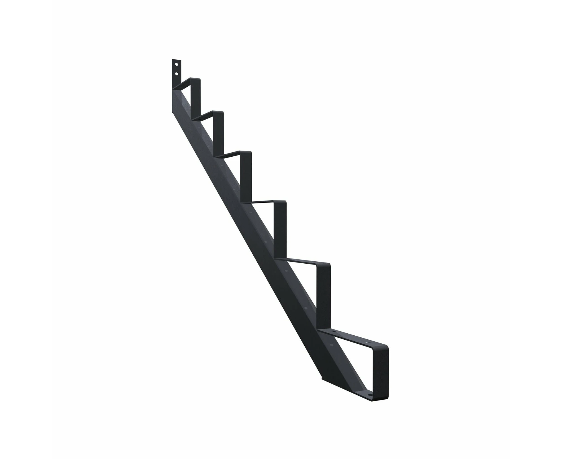 Peak Products Black 6 Tread Steel Stair Stringer