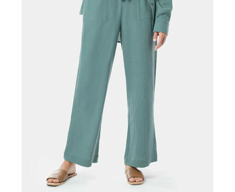 Drawstring Beach Pants - Piping Hot