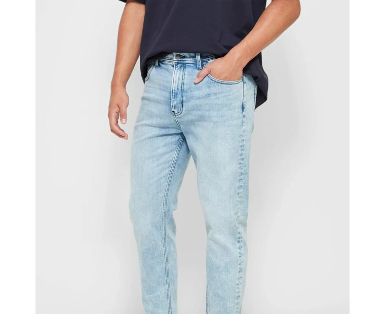 Relaxed Tapered Denim Jeans - Commons