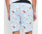 Print Jersey Sleep Shorts - Maxx