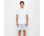 Print Jersey Sleep Shorts - Maxx