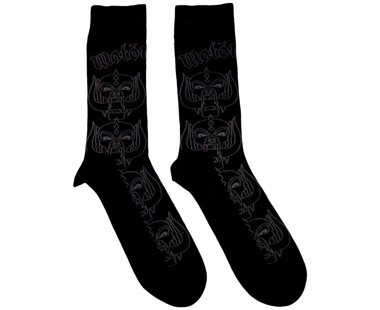 Motorhead Warpig Outlines Ankle Socks