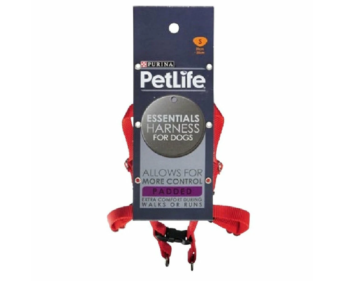 Petlife Padded Harness Red