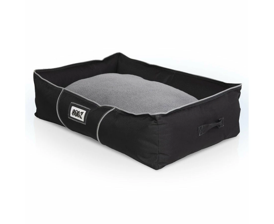 Rogz Lekka 3D Pod Reversible Cushion Dog Bed Black Small